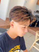 シープドッグ(SHEEP DOG)&nbsp;フェザーショート　テーパーフェード 　メンズカット 　七隈