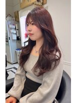 kamie 元町【カミエ】&nbsp;ブリーチなし　ダスティーピンク