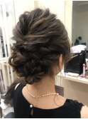 セット アップ アレンジ お呼ばれヘアー