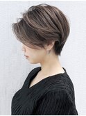 ショートカットグラデ_セシルカットココアブラウン_ba255001