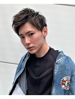 メンズフィール 南森町(MENS FEEL)&nbsp;アップバングスリークショート☆ジェットモヒカンツーブロ