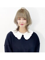 バージョン(Ver.)&nbsp;ミルクティーベージュ ウルフカット ウルフショート ウルフ 柏