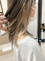 トムキャット(TOM CAT)&nbsp;大人気ケアブリーチ　インナーカラー　ミルクティーベージュ