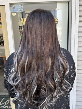 ラビス クローバー(Lovis clover) 大人かわいいヘア　フェザーバング