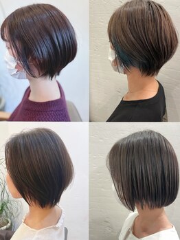 クセや髪質を見極めあなたに似合うショートヘアをご提案!どこから見ても綺麗なフォルムに♪