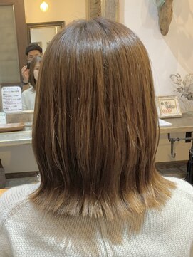 ヘアーデザイン ジュモク(Hair Design Jumoku) パッツンロングボブ