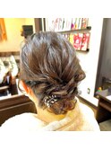 ヘアアレンジ お呼ばれヘア パーティーヘア