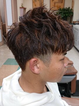 アポロカットステージ 相模大野店 アップバング/ツーブロックマッシュ<理容室>[メンズ/相模大野]