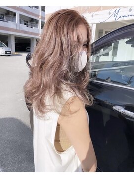 モアナ バイ ヘッドライト 沖縄南風原店(Moana by HEADLIGHT) Moana【大宮】#ミルクティー#ケアブリーチ#20代30代40代