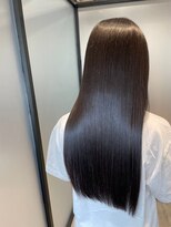 キュア 表参道(CURE)&nbsp;黒髪/グレージュカラー/ココアベージュ/ヘルシーロング「表参道