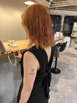 シラフ(SHIRAF)&nbsp;ペールオレンジ×パーマ