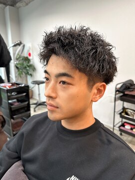 バトー バイ トリコ 船橋北口店(BATEAU by tricot) メンズ×ツイストスパイラルパーマ