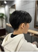 刈り上げツーブロックマッシュ