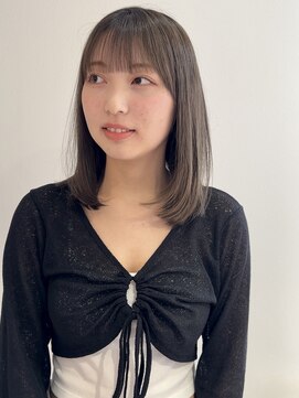 ヨーク(YOKE) 【YOKE】ミルクティーアッシュグレージュカラー大人ボブレイヤー