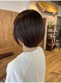 丸みショートボブ