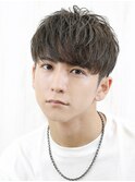 ナチュラル刈り上げマッシュ爽やかメンズショート