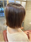 切りっぱなしボブ