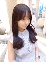 アナ ラーナ(Anna Lanna)&nbsp;ピンクパープルカラー×顔周り可愛いレイヤーカット