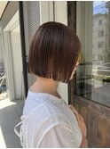 切りっぱなしボブ