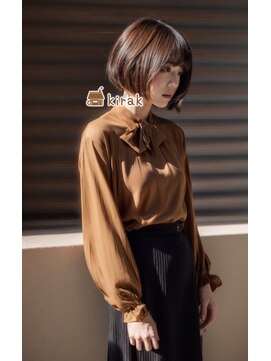 キラク(kirak) 前下り丸みボブ