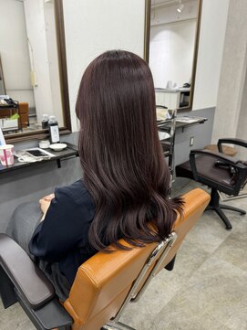 アジールヘア 北千住駅西口店(agir hair) ピンクブラウンカラー ピンクカラー 暖色カラー