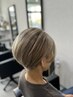 カット＋グレイカラー＋トリートメント＋嬉しい贅沢メニュー◎