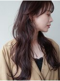柔らかい空気感のロングレイヤー