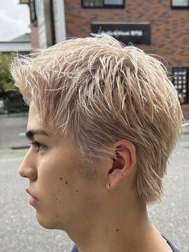ベースヘアーデザイン(BASE HAIR DESIGN) スパイキーショート【メンズ/ハイトーンショート】