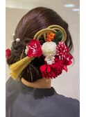 卒業式袴着付/成人式/ヘアセット/振袖/浴衣
