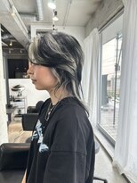 ボンズサロン オモテサンドウ(BONDZSALON OMOTESANDO)&nbsp;外国人風ハイライト×バレイヤージュ【表参道駅/原宿駅】