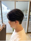 毛流れセンターパート