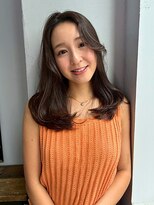 ロティー(loty)&nbsp;セミロング　レイヤーカット　顔周りカット　透明感カラー　20代