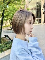 ハルキミナトジャパン 神戸(HARUKI MINATO japan)&nbsp;ボブ 20代30代40代ヘア 切りっぱなし 三ノ宮