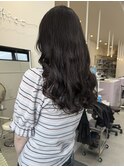 ロング/コテ巻き風パーマ/無重力デジタルパーマ