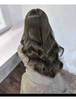 イオエ 西梅田(ioe)&nbsp;ブリーチなしカラー／髪質改善/ミルクティーベージュ/小顔へア