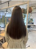 乾かすだけでキマる髪/ツヤ髪ナチュラルオリーブカラー