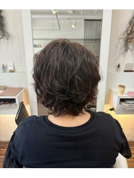 ティティーサッポロ(tity sapporo) ショート×ツヤふわパーマ