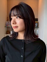 シェール(cher)&nbsp;レイヤーカット/ミディアム/髪質改善【cher西宮北口：MAYA】