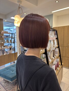 オリジン サロン(THE ORIGIN'S SALON) ブリーチ履歴をいかしたオレンジブラウン