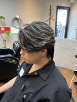 ツイン フェザーパーマショート