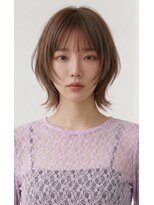 エマ(emma)&nbsp;おしゃれ女子ウルフヘア　ミディアムレイヤーカット