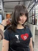 ニコ トウキョウ(nico TOKYO)&nbsp;ミディアムレイヤーカット顔周りレイヤーウルフハッシュカット