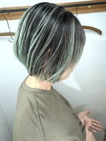 ブレイズヘアー(BLAZEhair)&nbsp;【立体感デザイン】ショートバレイヤージュ×ブリーチ２回