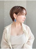 ナチュラルショート/ショートボブ/韓国/顔周り/20代30代40代50代