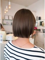 ミント(minto)&nbsp;ボブ×アッシュベージュブリーチなしカラー髪質改善美髪30代