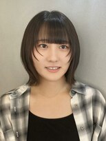 シー 茜部店(See.)&nbsp;顔周りレイヤー 小顔カット 切りっぱなしボブ