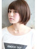 小顔シンプルなコケティッシュボブ　U-REALM otto