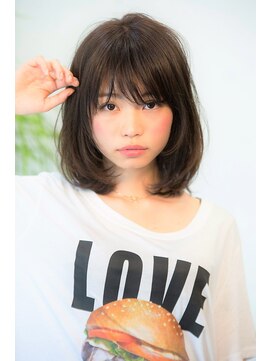 ベイルーム(BAYROOM by HONEY omotesando) 【BAYROOM】ラフな内巻きがカワイイ☆小顔ミディ（吉田遼平）