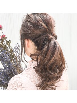 ミシェリー(misherry) オトナガーリー♪ゆるふわポニーテール＊