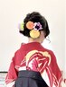 卒業式袴着付け+ヘアメイク￥13500→￥12000お電話にて受付中です